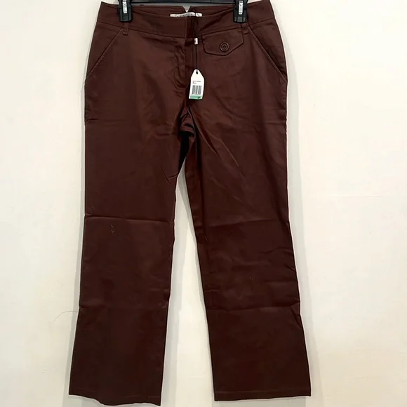 Studio M Pants & Jumpsuits | Studio M Petite Dark Brown/Chocolate Dress Wide Leg Pants Size 8p | Color: Brown | Size: 8p | Shop_Next_Door's Closet
